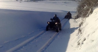  Ruta en cuatrimoto por la nieve 